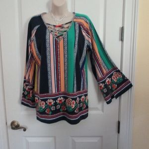 NWT - MELISSA PAIGE knit top - sz PL - MSRP $58.00
